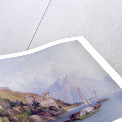 Gravedona, Lake Como, 1895 by William Callow