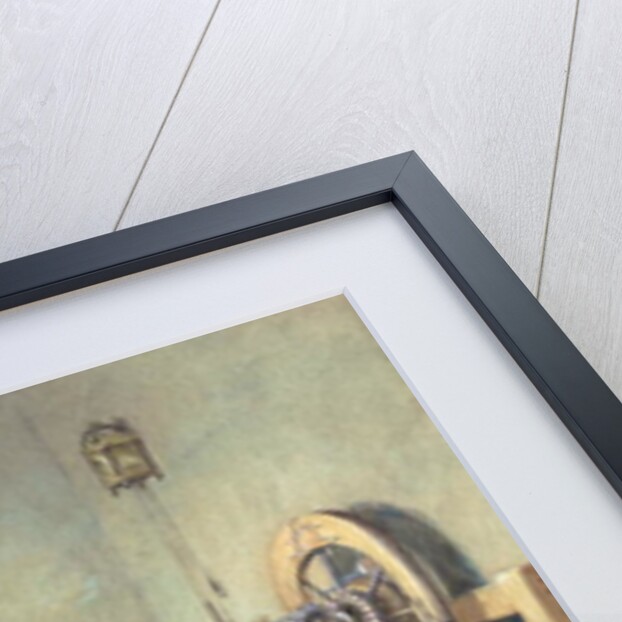 Samuel Crompton Inventing his Spinning Mule, 1895 by Alfred Walter Bayes