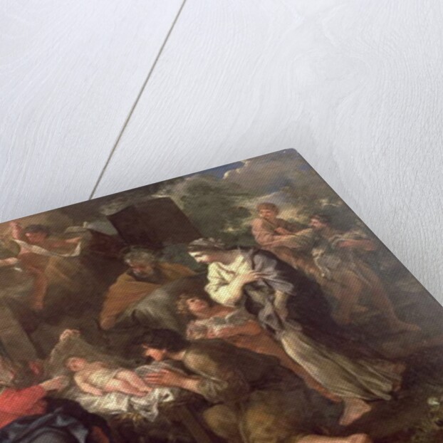 The Adoration of the Shepherds by Giovanni Francesco Romanelli