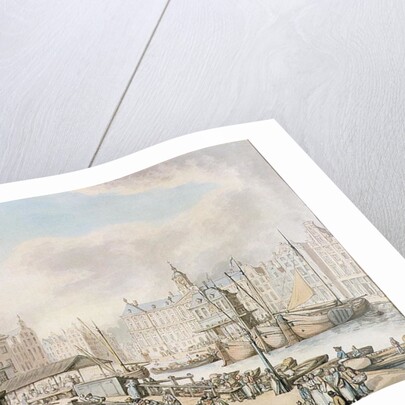 Feyge Dam and Part of the Fish Market, Amsterdam, c.1794 by Thomas Rowlandson