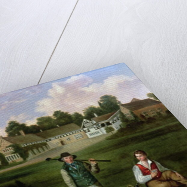 Smithills Hall from the South, 1820 by English School