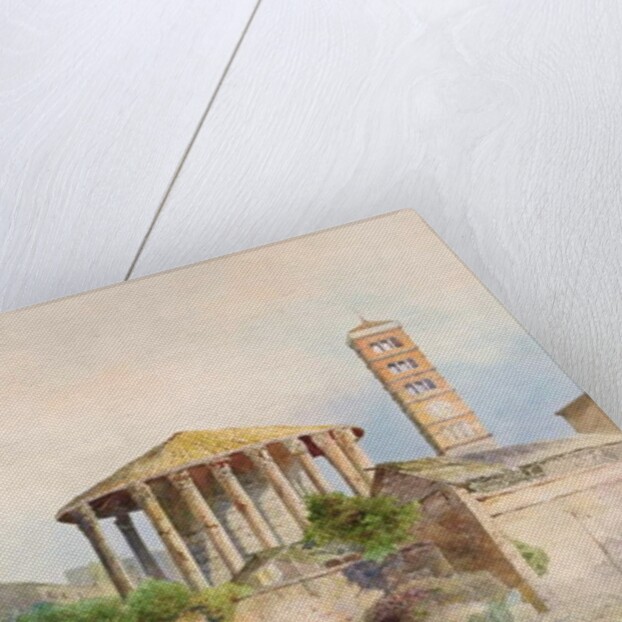 View of the Sbocco della Cloaca Massima, Rome by Ettore Roesler Franz