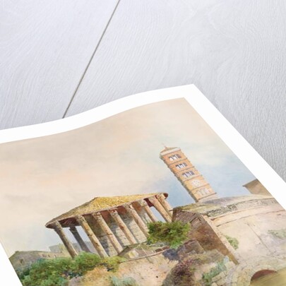 View of the Sbocco della Cloaca Massima, Rome by Ettore Roesler Franz