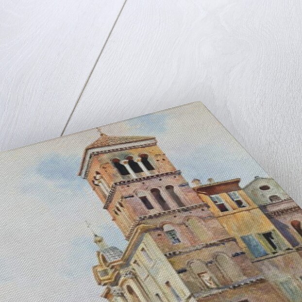 View of Santa Maria in Monticelli, Rome by Ettore Roesler Franz