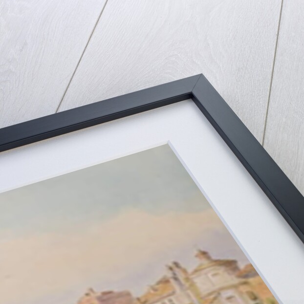 View of the Porto di Ripetta dai Prati, Rome by Ettore Roesler Franz