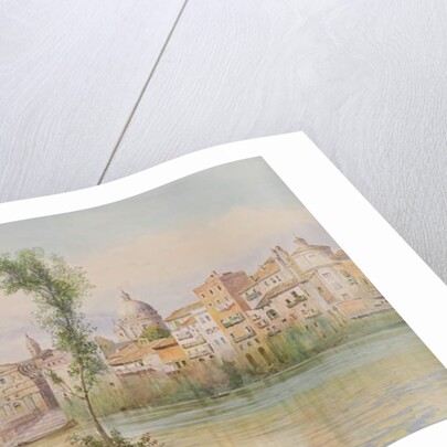 View of the Porto di Ripetta dai Prati, Rome by Ettore Roesler Franz