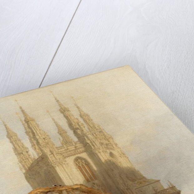 The Entrance to the North Transept, Burgos Cathedral, 1835 by David Roberts