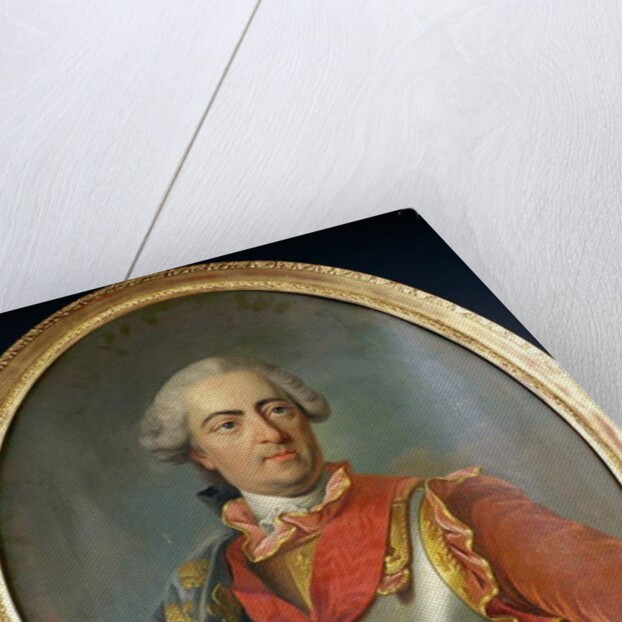 Portrait of King Louis XV of France, wearing the Order of the Golden Fleece by Carle van Loo