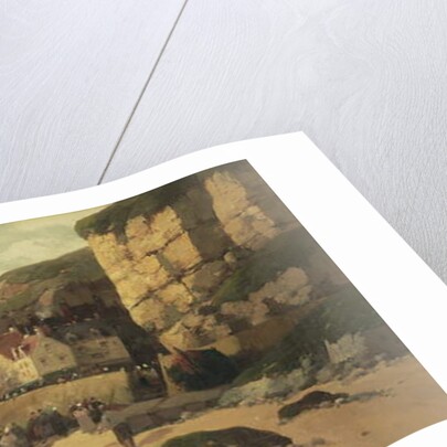 Fishing Village, Normandy, 1889 by Jules G Bahieu