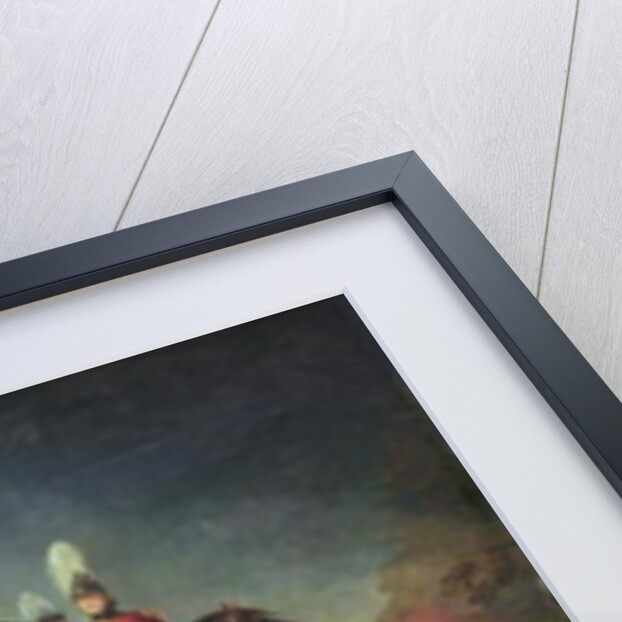 The Meeting of the Duke of Wellington and Field Marshal Blucher on the Evening of the Victory of Waterloo at La Belle Alliance, 1854 by Thomas Jones Barker