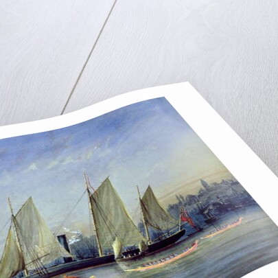 Vessels Moored in the Bosphorus by Capt. Charles A. Lodder