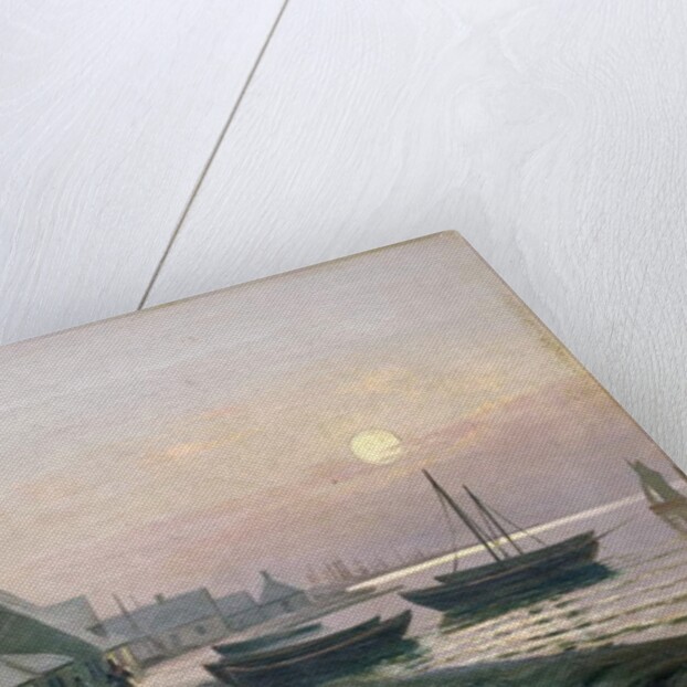 Fishing Boats in the Winter Sunlight by Anders Andersen-Lundby