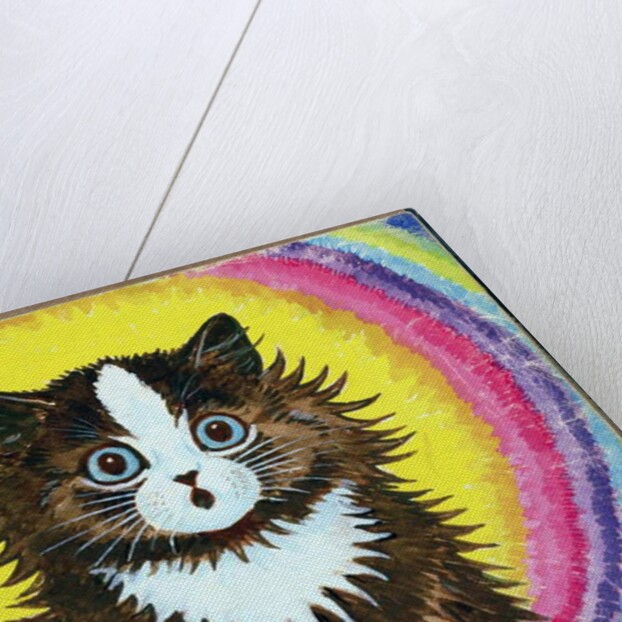 Cat in a Rainbow by Louis Wain
