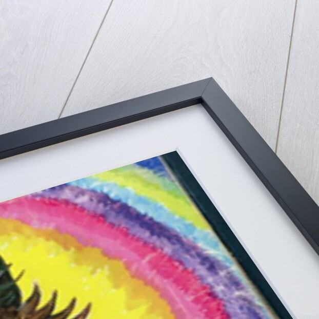 Cat in a Rainbow by Louis Wain