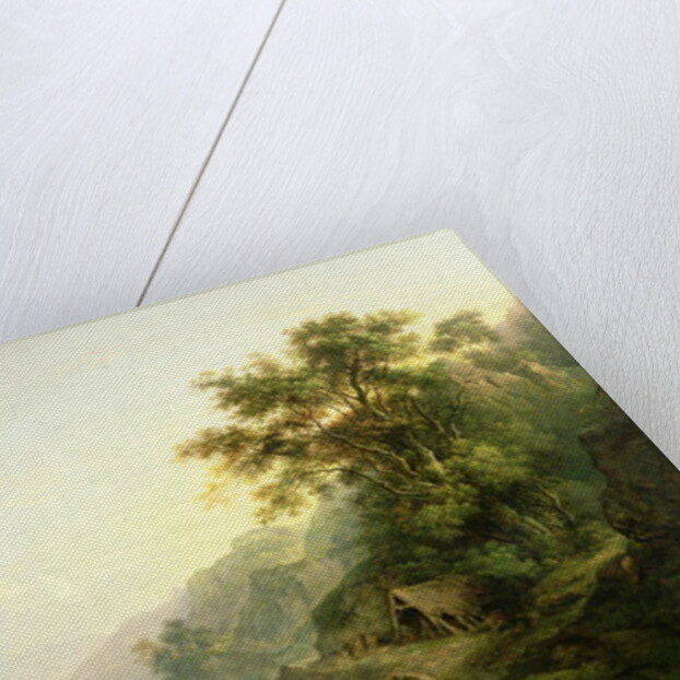 The Fishing Party, Loch Katrine, Scotland by Alexander Nasmyth