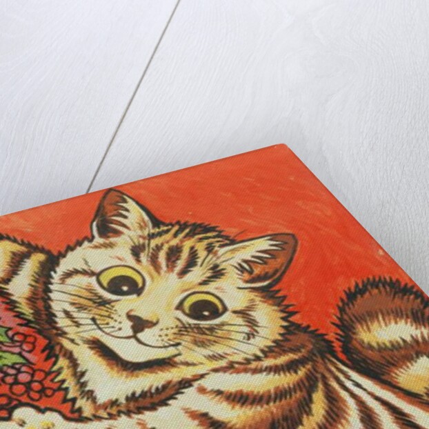 Christmas Cat by Louis Wain