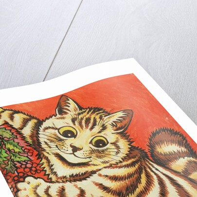 Christmas Cat by Louis Wain