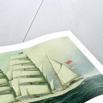 The East African in Full Sail by Antonio Jacobsen