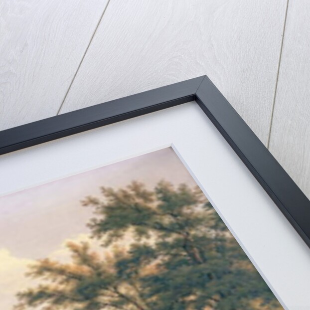 A View of Scherzingen on the Lake of Thun by Jakob Suter