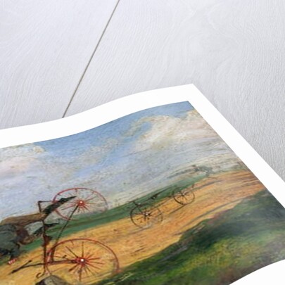 A Race between Lallement Velocipedes, 1869 by Samuel Henry Alken