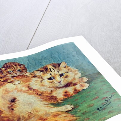 Cheeky Mouse! by Louis Wain