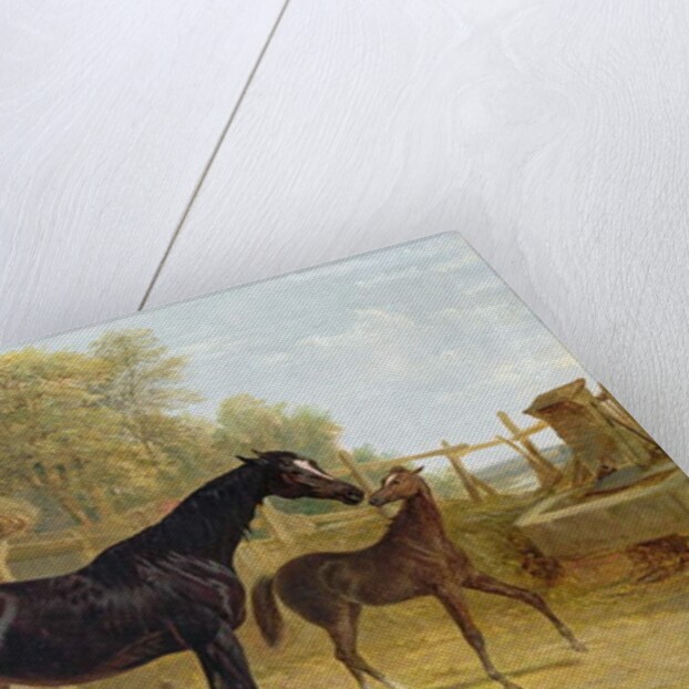 Levity, the property of J.C.Cockerill Esq., with her foal Queen Elizabeth, the property of Lord Dorchester, 1843 by John Frederick Herring Snr