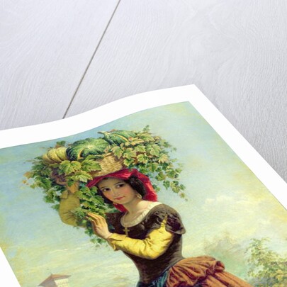 An Italian Fruit Seller by John Adam P. Houston