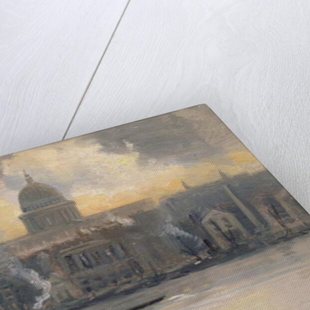 St.Paul's from the River by George Hyde Pownall
