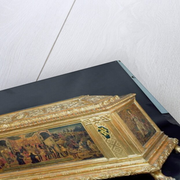 Cassone with panels depicting The Continence of Scipio and allegories of Fortitude and Prudence by Anonymous