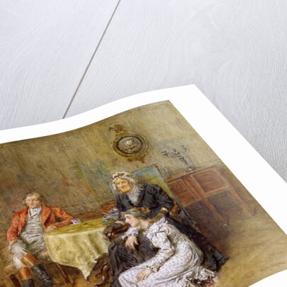 A Huntsman Reciting a Tale by George Goodwin Kilburne