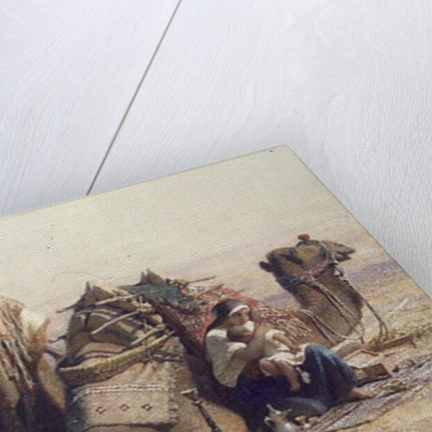 Danger in the Desert, 1867 by Carl Haag