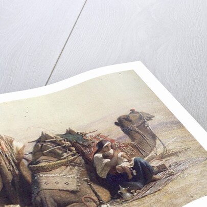 Danger in the Desert, 1867 by Carl Haag