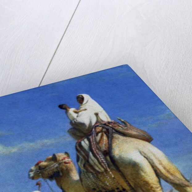 A Bedoueen Family in Wady Mousa, Syrian Desert, 1859 by Carl Haag