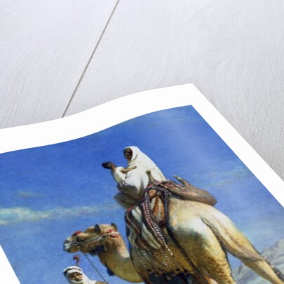 A Bedoueen Family in Wady Mousa, Syrian Desert, 1859 by Carl Haag