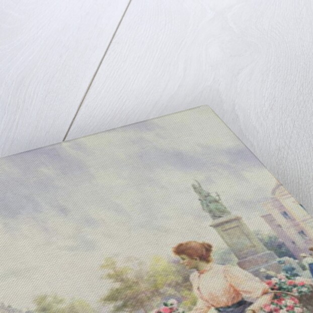 A Parisian flower seller, 1898 by Alfred Jr. Glendening