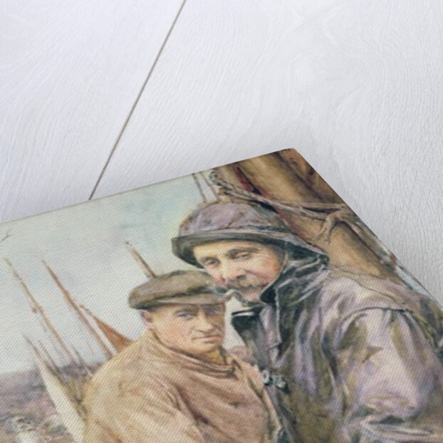 Hauling in the net by Henry Meynell Rheam