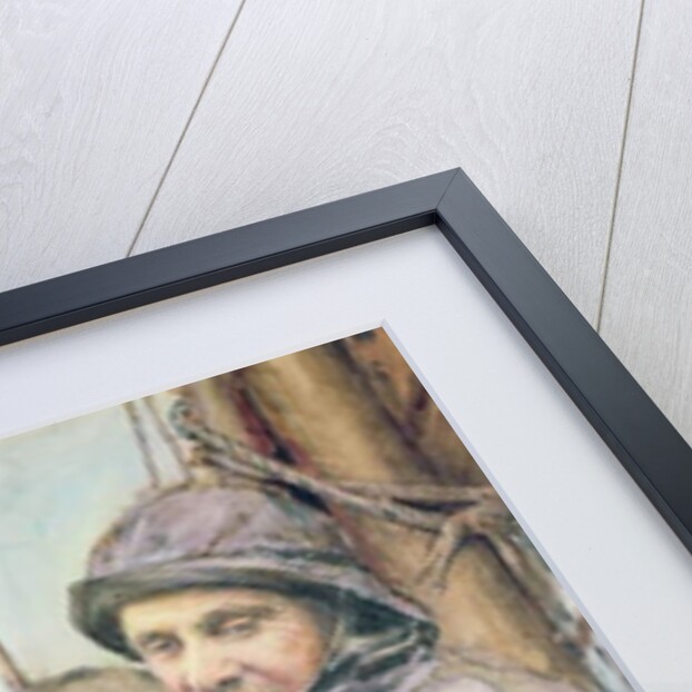 Hauling in the net by Henry Meynell Rheam