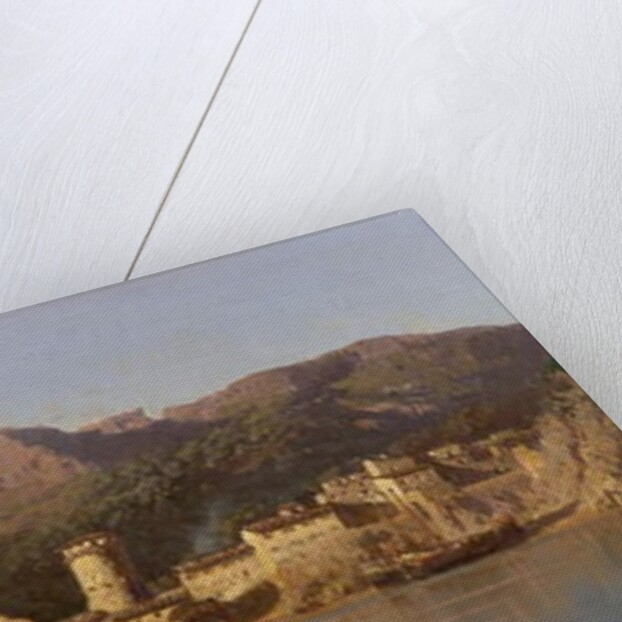 View of Taormina, Sicily, with Mount Etna in the background, 1868 by Alessandro la Volpe