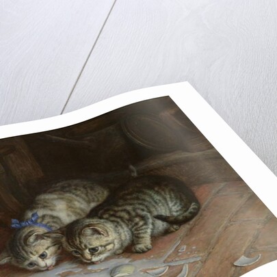 It's no use Crying over Spilt Milk, 1880 by Frank Paton