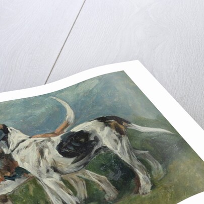 Pair of Foxhounds, 1900 by John Emms