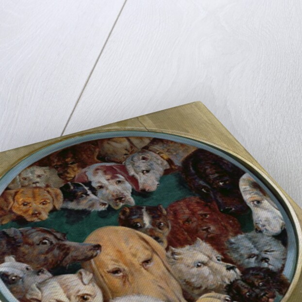 Twenty Dogs, 1865 by Reuben Bussey