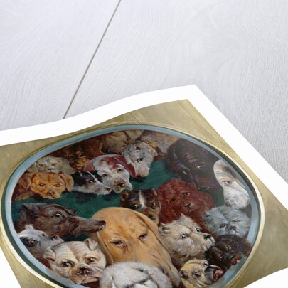 Twenty Dogs, 1865 by Reuben Bussey