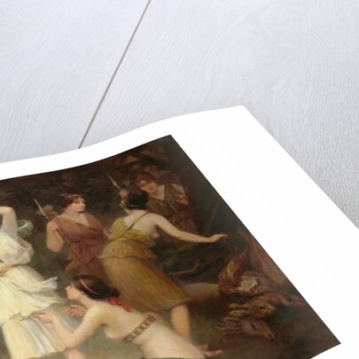 Diana and her Hand Maidens by Fernand Le Quesne