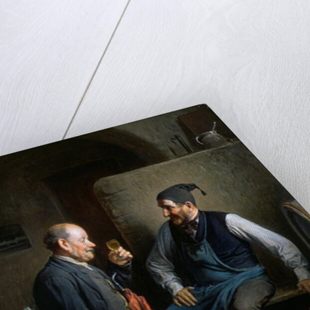 The Wine Tasting, or A Good Vintage by Friedrich Friedlander