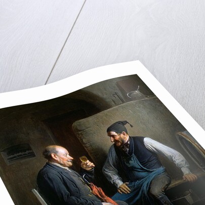 The Wine Tasting, or A Good Vintage by Friedrich Friedlander