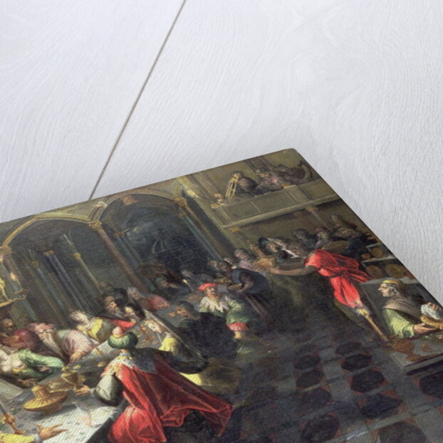 Belshazzar's Feast, c.1600 by Jan Harmensz. Mutter