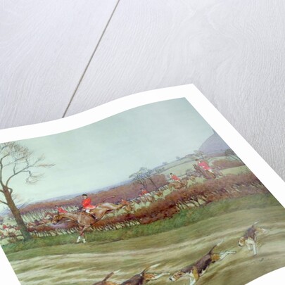 The Cheshire - away from Tattenhall, 1912 by Cecil Charles Windsor Aldin