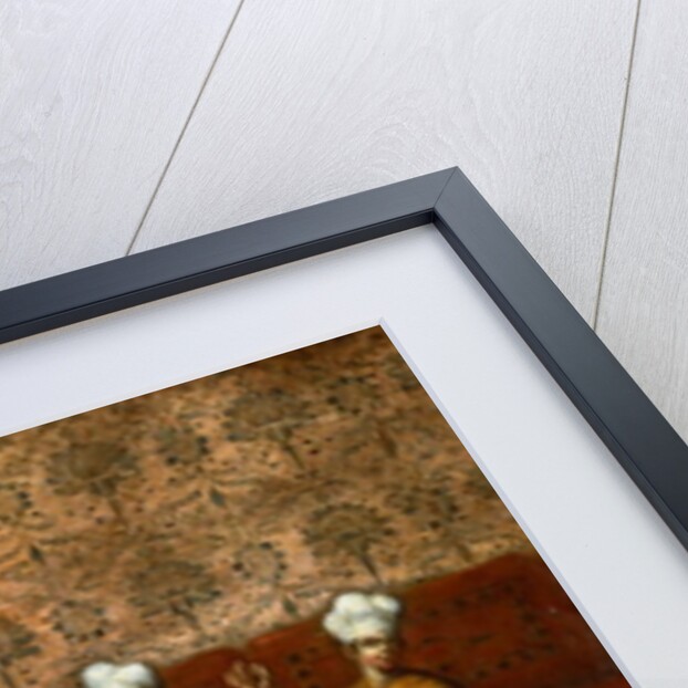 Figures Gathered Round a Kursi with a Musician and a Dancer Performing before Them by Jean Baptiste (circle of) Vanmour