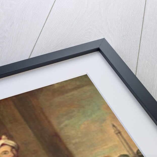 Middle Eastern Court Official in an Interior by French School