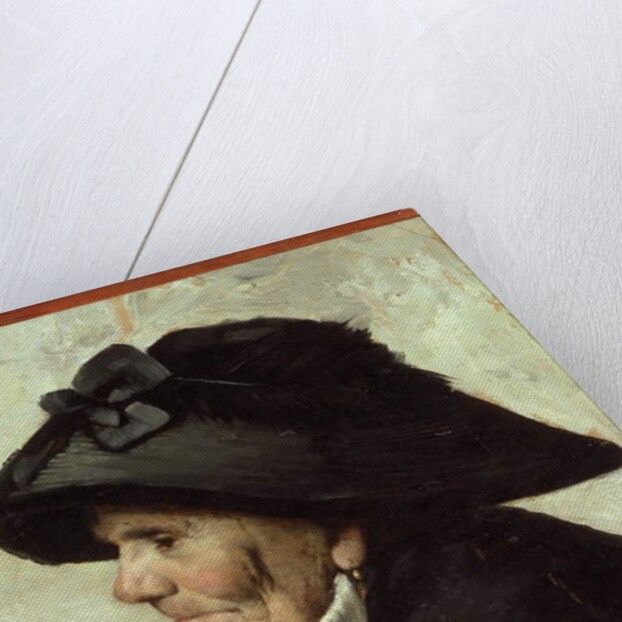 Study of the Head of an Old Woman, 1880s by Henri Jules Jean Geoffroy